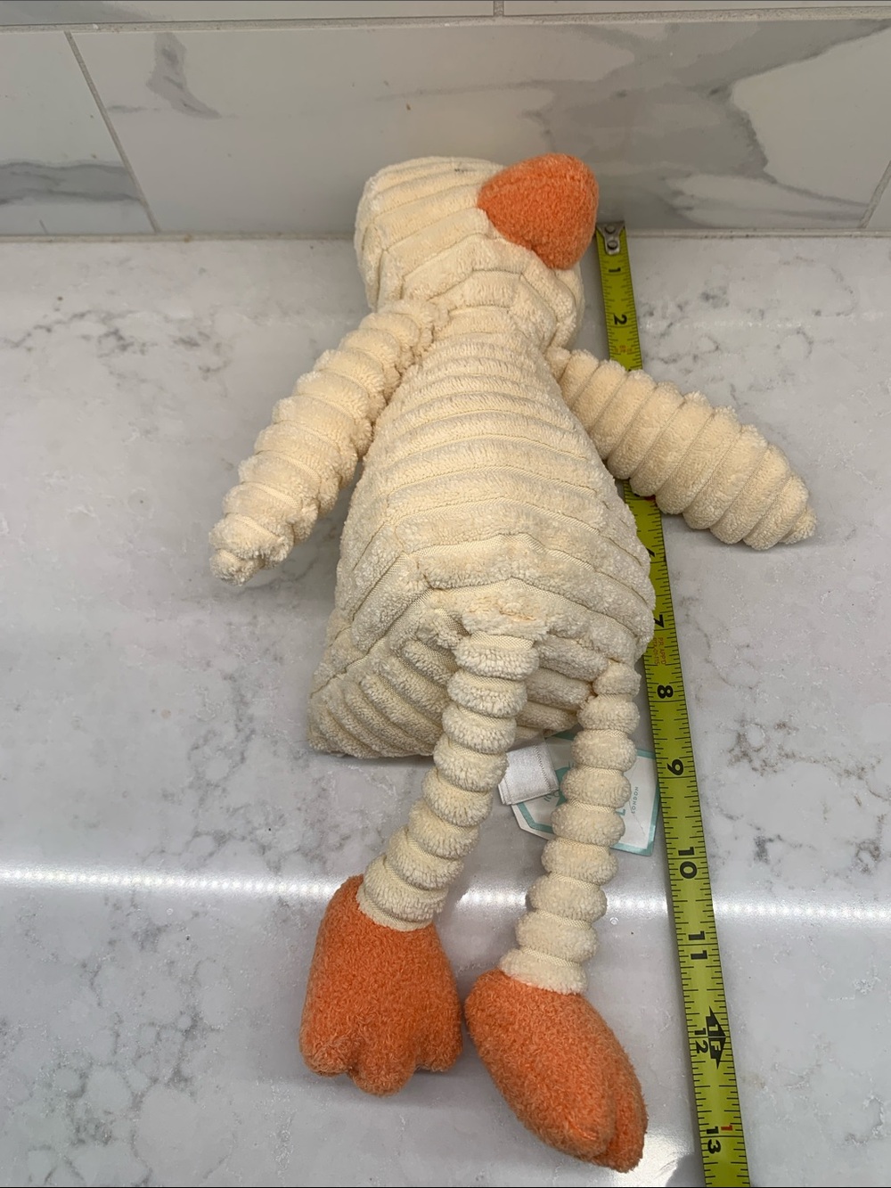 NEW Jellycat Cordy Roy Duck Ribbed Plush - Picture 8 of 9